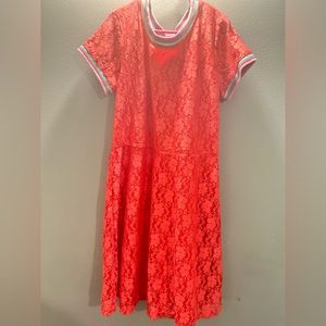 Girls Casual - Coral Dress Size 10-12